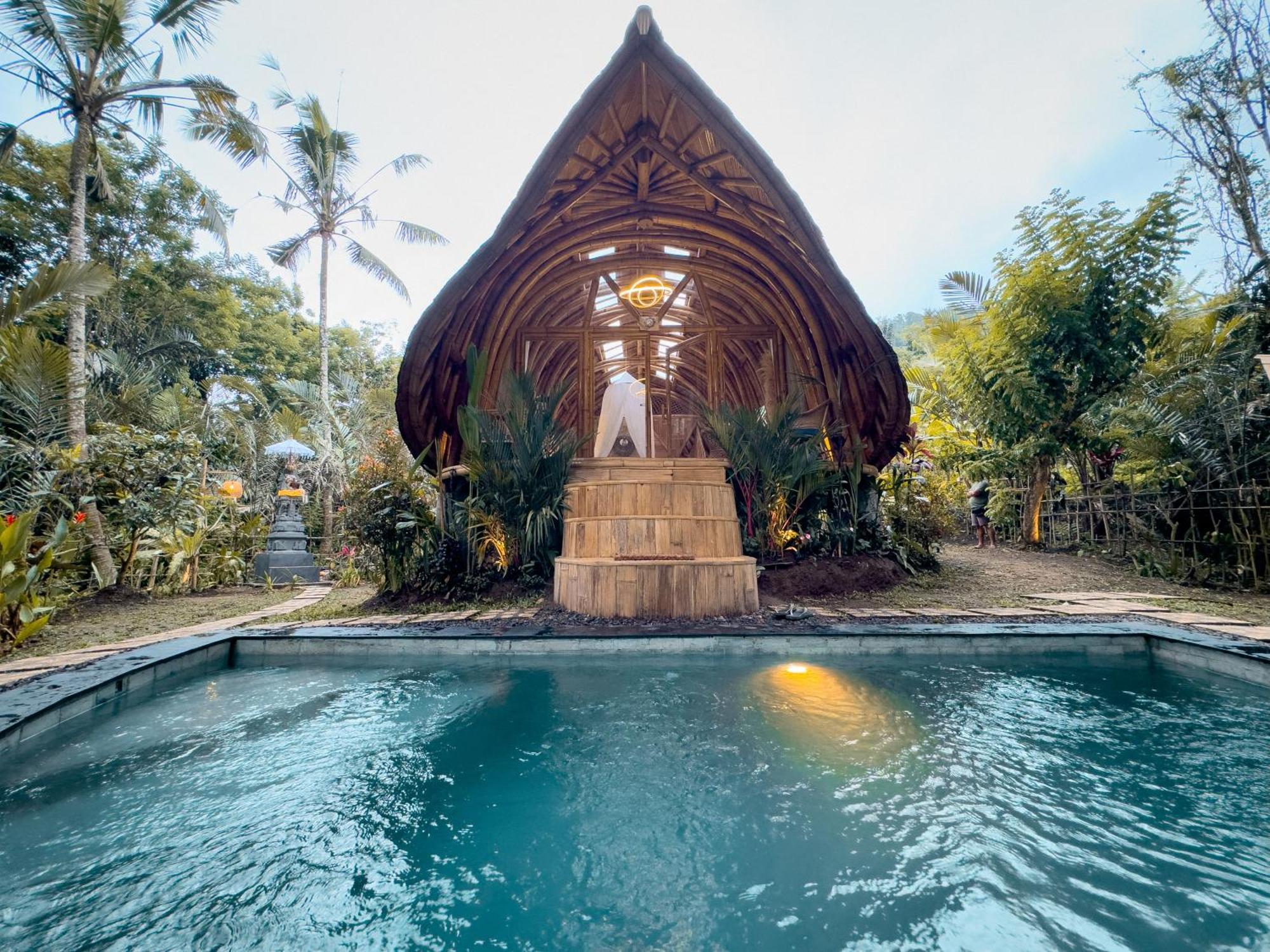 Bamboo House - Ecobreeze Villa Sidemen  Bagian luar foto