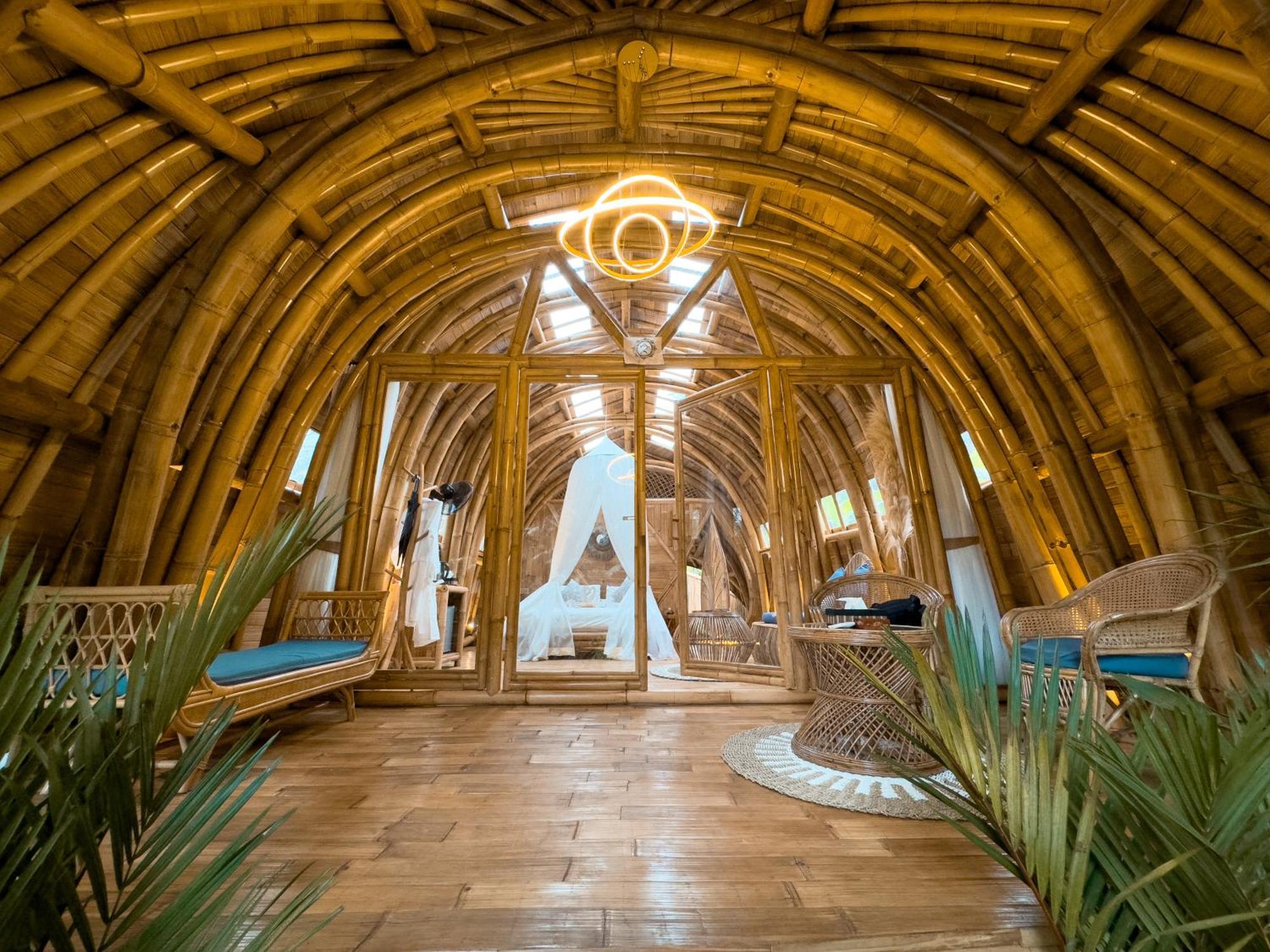 Bamboo House - Ecobreeze Villa Sidemen  Bagian luar foto