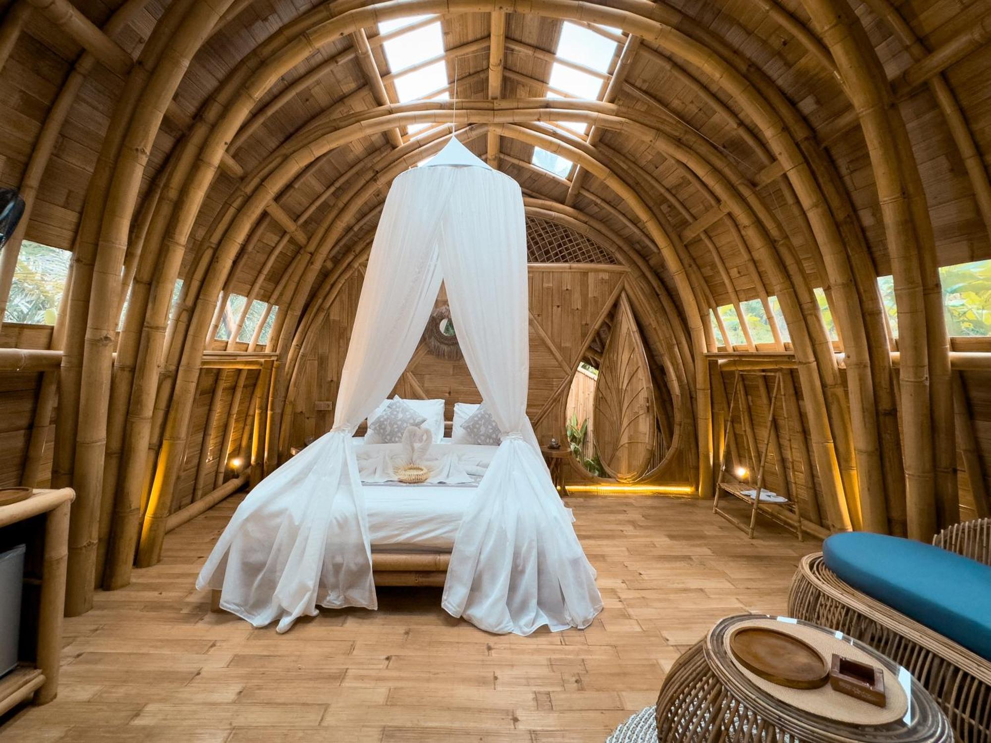 Bamboo House - Ecobreeze Villa Sidemen  Bagian luar foto