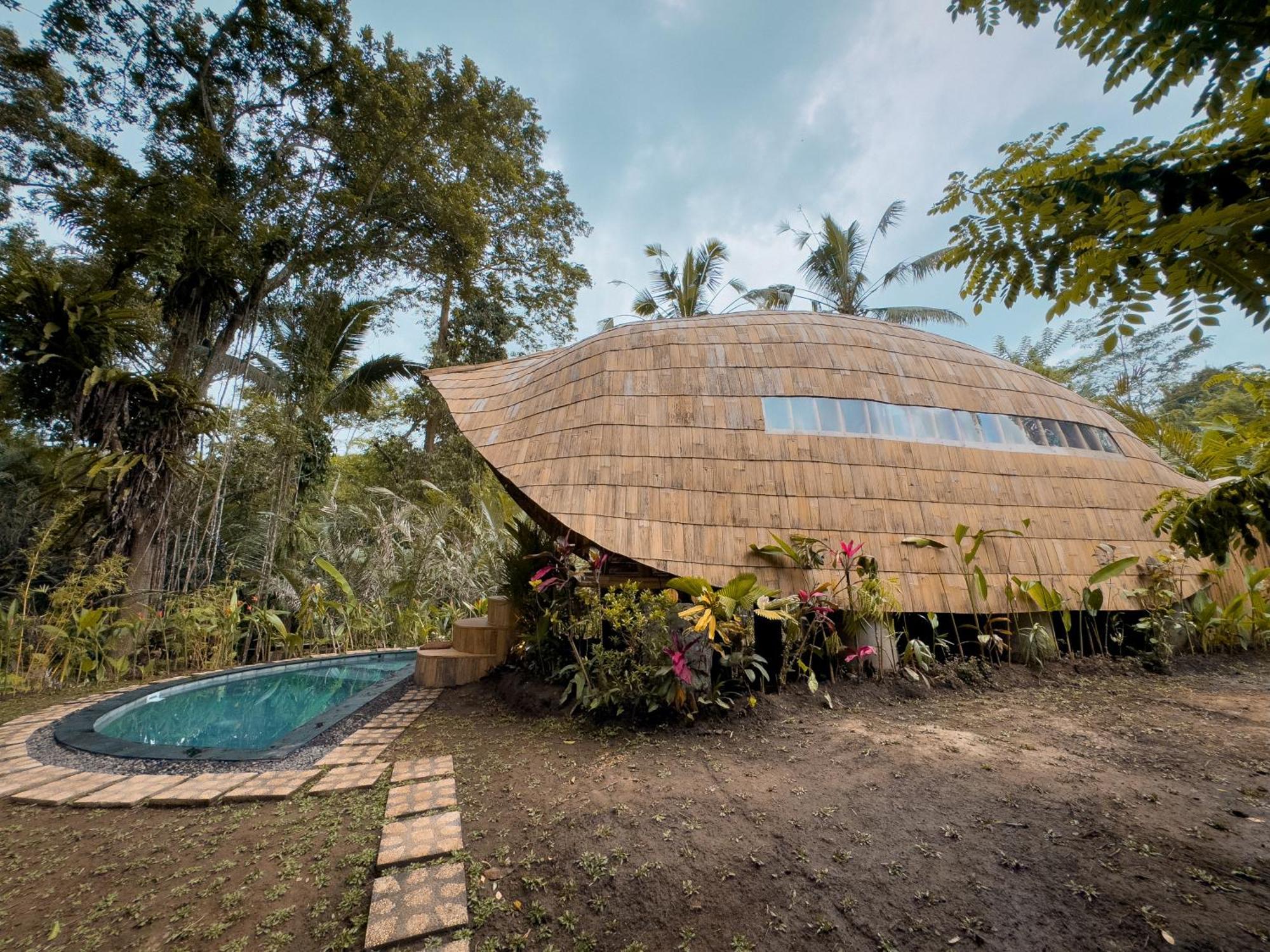 Bamboo House - Ecobreeze Villa Sidemen  Bagian luar foto