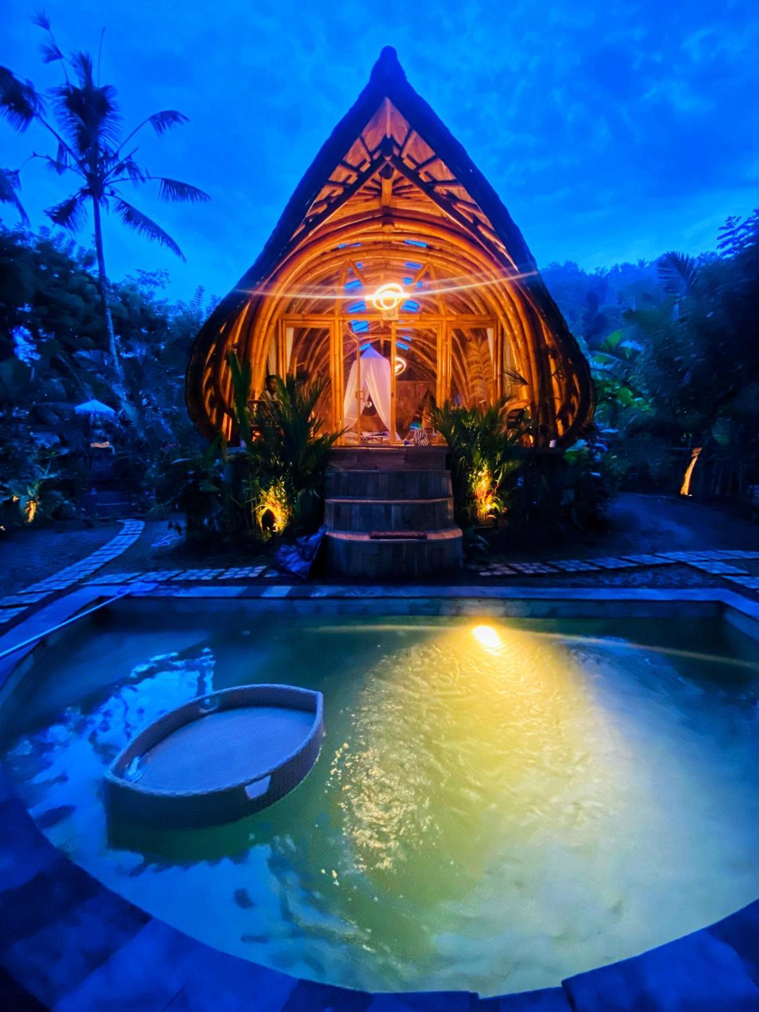 Bamboo House - Ecobreeze Villa Sidemen  Bagian luar foto