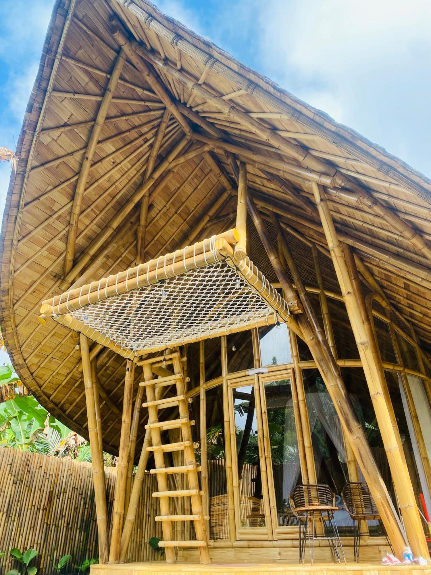 Bamboo House - Ecobreeze Villa Sidemen  Bagian luar foto