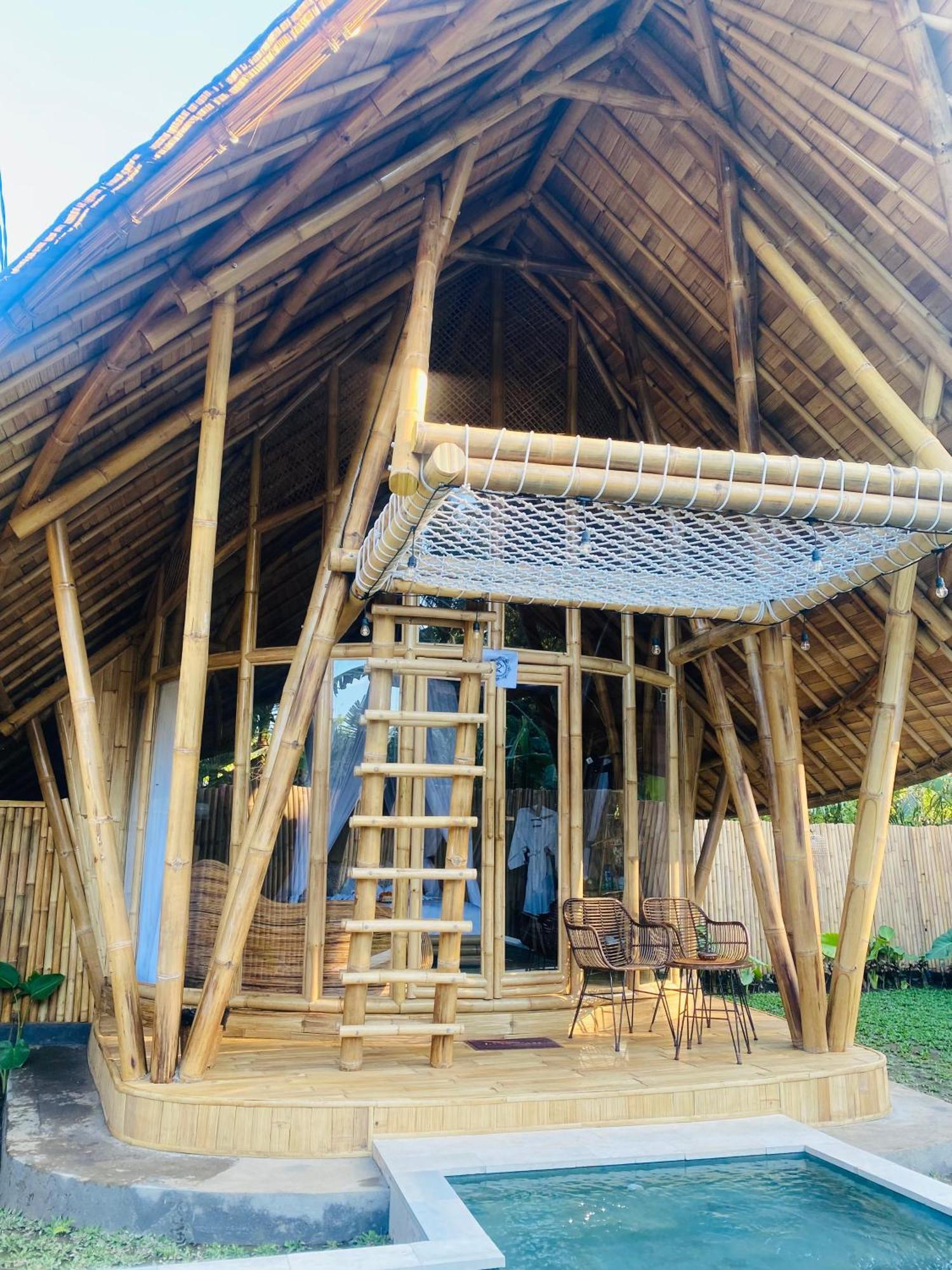Bamboo House - Ecobreeze Villa Sidemen  Bagian luar foto