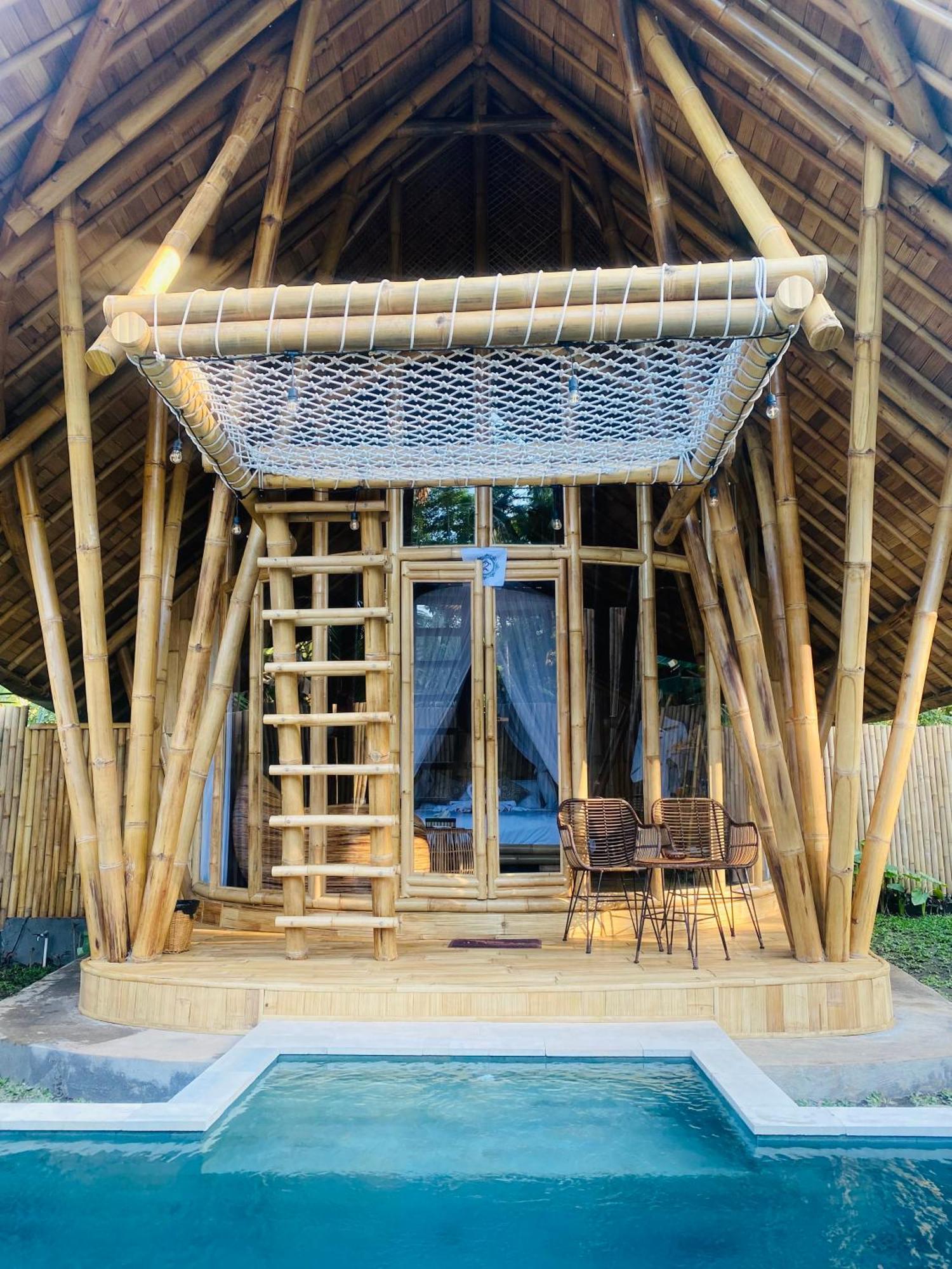 Bamboo House - Ecobreeze Villa Sidemen  Bagian luar foto