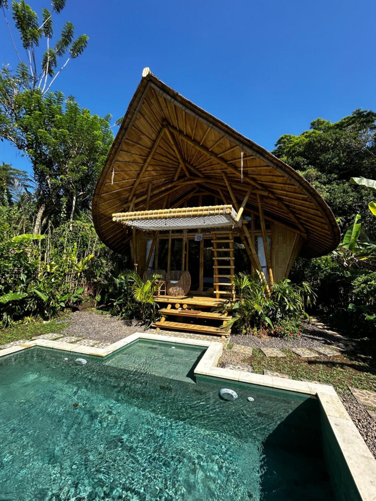 Bamboo House - Ecobreeze Villa Sidemen  Bagian luar foto