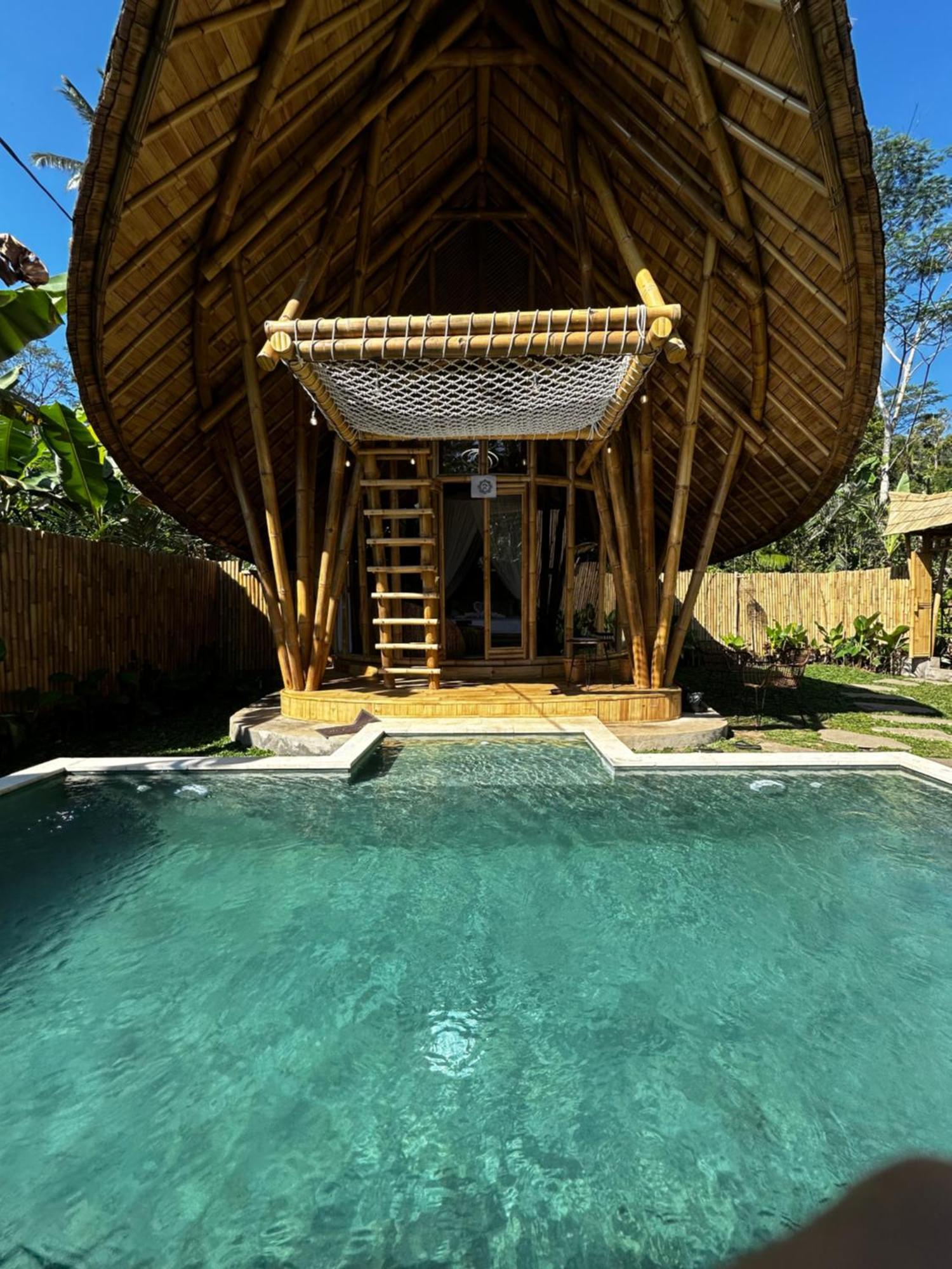 Bamboo House - Ecobreeze Villa Sidemen  Bagian luar foto