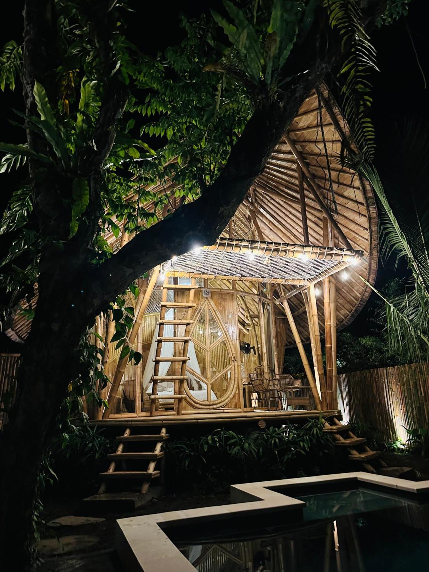 Bamboo House - Ecobreeze Villa Sidemen  Bagian luar foto